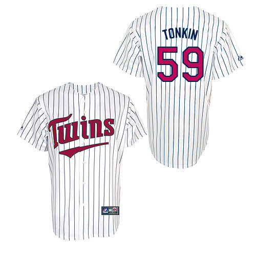 Michael Tonkin #59 Youth Baseball Jersey-Minnesota Twins Authentic 2014 ALL Star Alternate 3 White Cool Base MLB Jersey